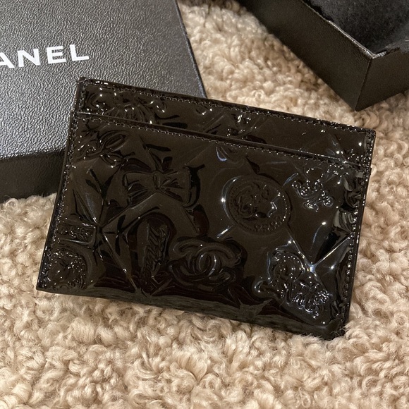 Chanel Card Holder Black patent leather - Picture 4 of 11